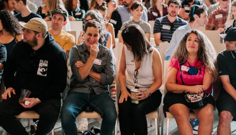 Creative Mornings RDU audience at the Chapel