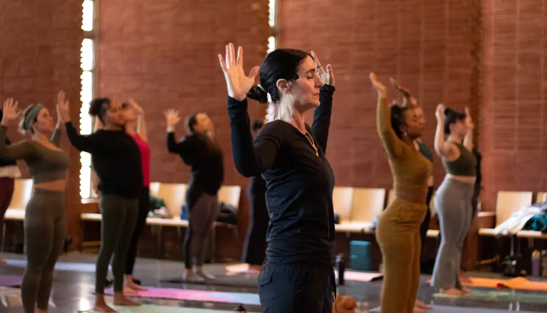 Yoga at the Dix Park Chapel
