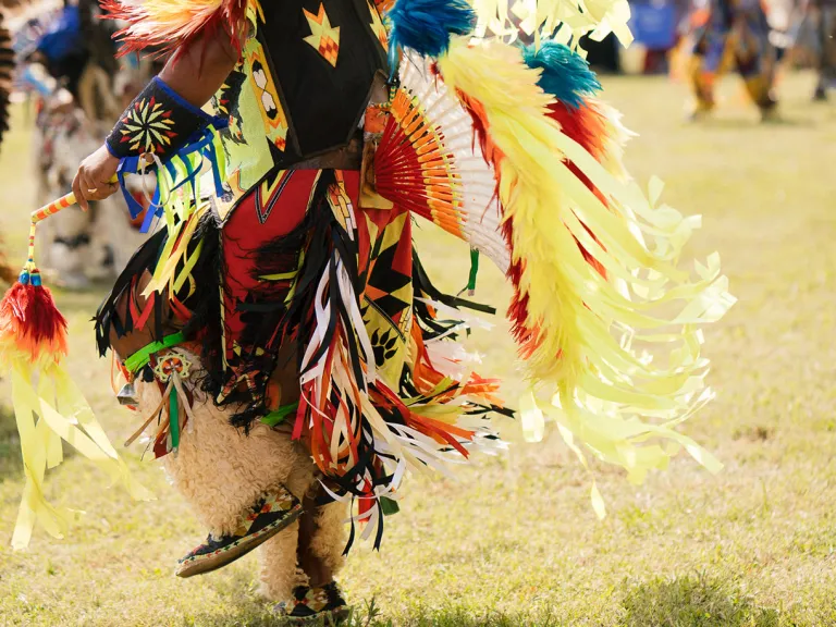 Pow Wow dancer