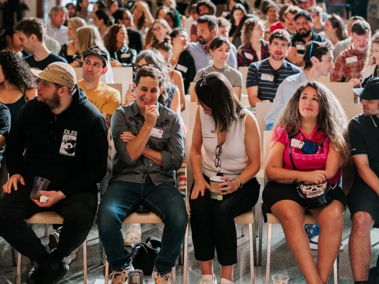 Creative Mornings RDU audience at the Chapel