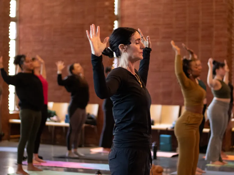 Yoga at the Dix Park Chapel