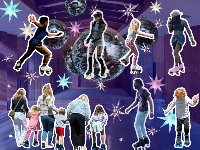 people skating