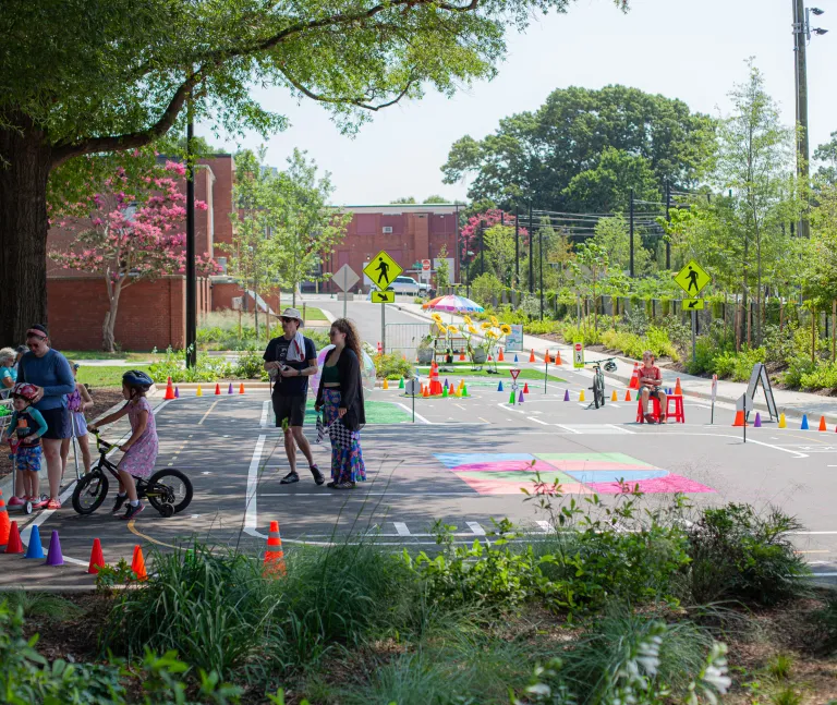 Dix Park Traffic Garden at Gipson Play Plaza